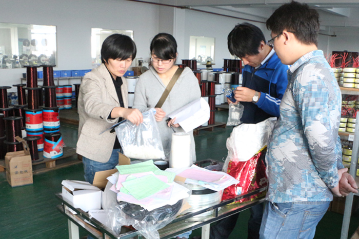 圣元電器客戶現(xiàn)場檢驗(yàn)材料