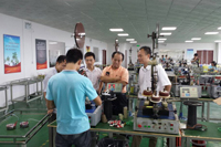 圣元電器客戶現(xiàn)場(chǎng)觀摩