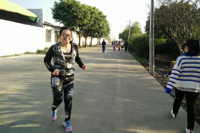 周六了！圣元電器家人一起晨跑